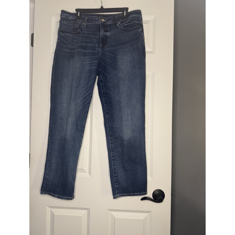 Express Boyfriend Midrise Denim Jeans 14 Long Wore Once